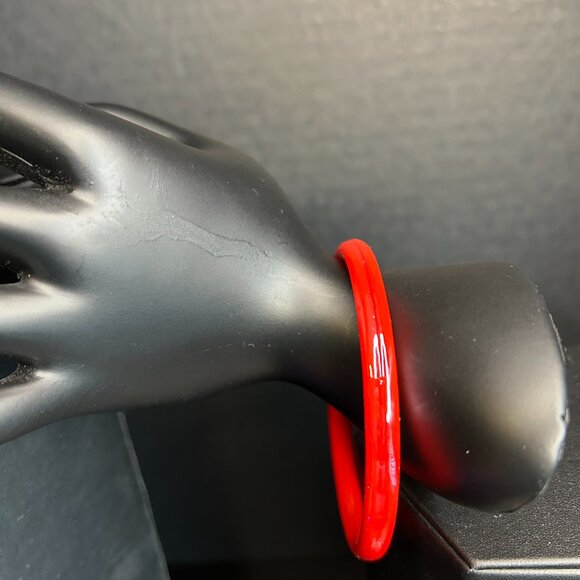 Candy Apple Red Jade bracelet - Picture 3 of 3